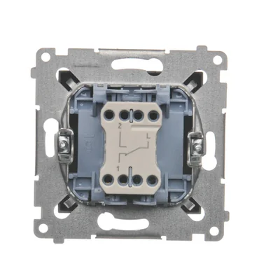 Interruttore scale (modulo) 10A 250V connettori rapidi antracite (metallico)
