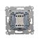 Interruttore scale (modulo) 10A 250V, connettori rapidi, crema