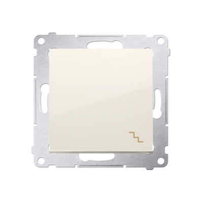Interruttore scale (modulo) 10A 250V, connettori rapidi, crema