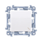 Interruttore scale (modulo) 10AX 230V bianco