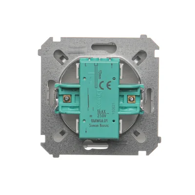 Interruttore scale (modulo) 230V, inox metallico