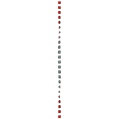 Interruttore scale (modulo) 230V, rosso