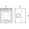 Interruttore singolo a montaggio superficiale LPN IP55 AQUA55 grigio