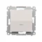 Interruttore unipolare con indicazione LED (modulo) connettori rapidi 10A 250V, bianco