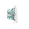 Interruttore unipolare (modulo) 10A 250V bianco