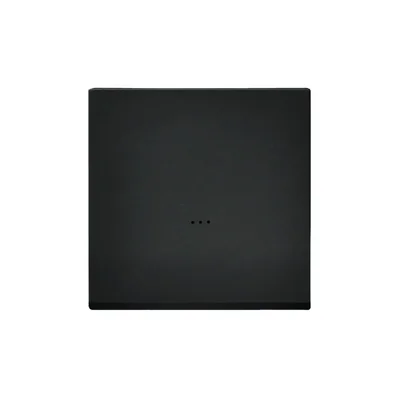 Interruttore wireless a due canali - nero opaco