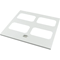 IP 55 top cover with holes, XSPTF0606