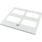 IP 55 top cover with holes, XSPTF1204
