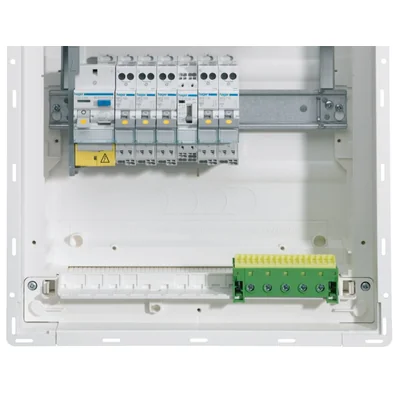 IP30 3x12 flush-mounted Volta switchgear with PE/N terminals