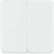 IP44 Bascules pour interrupteur double, blanc