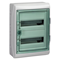IP65 surface-mounted housing KDR-2-12-NT-T transparent door 2 rows 12 modules/row