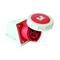 IP67 fixed socket without gland 16A 400V 3P+E