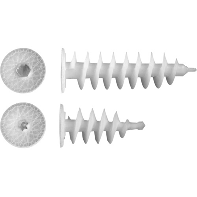 ISO-PLUG Perno a spirale per polistirolo 80 mm, 4 pz