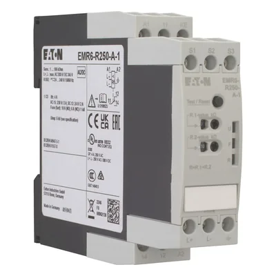 Isolationsüberwachungsrelais EMR6-R250-A-1, 0–250 V AC, 0–300 V DC, 1–100 kΩ