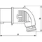 Isolierender Winkelstecker 16A-6h/230V~2P+Z IP44
