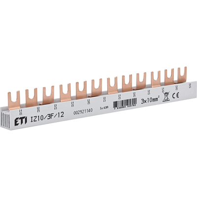 Isolierte Sammelschiene IZ10/3F/12