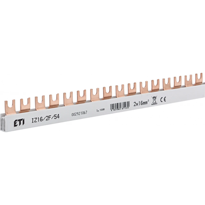 Isolierte Sammelschiene IZ16/2F/54