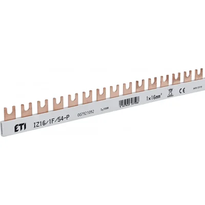 Isolierte Stromschiene IZ16/1F/54P