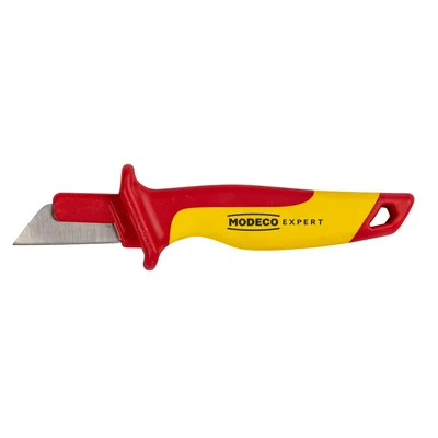 Isoliertes Messer für einen Elektriker, gerade Klinge 190 mm VDE