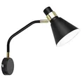 ITALUX Wandleuchte Biagio E14 40W 220V IP20 Farbe - Schwarz matt, Gold
