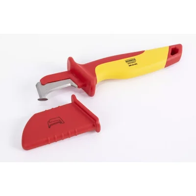 Izolovaný elektrikářský nůž, háková čepel s 180mm VDE patkou