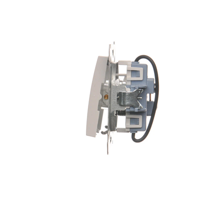 Jalousietaster zur Steuerung des Rollladens von vielen Orten aus (Modul) 10A 250V Schraubklemmen weiß