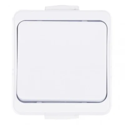 JANTAR Interruptor de escalera 1P blanco IP 44