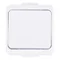 JANTAR Interruptor de escalera 1P blanco IP 44
