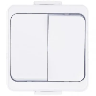 JANTAR Interruptor vela 2P blanco IP 44
