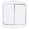 JANTAR Interruptor vela 2P blanco IP 44