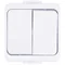 JANTAR Interruptor vela 2P blanco IP 44