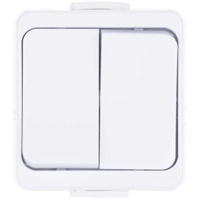 JANTAR Interruttore a candela 2P bianco IP 44