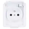 JANTAR Toma individual blanca IP 44