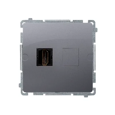 Jeden konektor HDMI (modul), nerezová metalíza