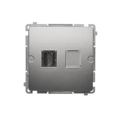 Jeden konektor HDMI (modul), saténová metalíza