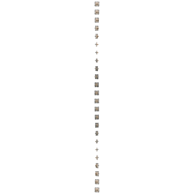 Jeden reproduktorový konektor (modul) krémový