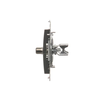 Jedna zásuvka pro satelitní anténu (modul) antracitová (kovová)