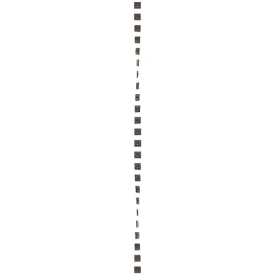 Jednoduchý klíč s očkem pro osvětlené spínače/tlačítka, matně hnědý (metalický)