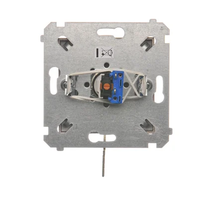 Jednopólový klíčový spínač (modul), 2polohový N/O kontakt, 5 A, 250, matná bronzová metalíza