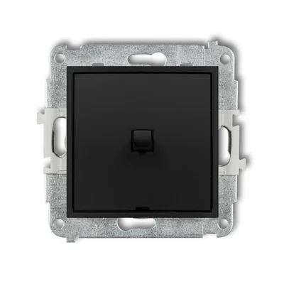 Jednopólový spínač ICON, americký styl, matně černý