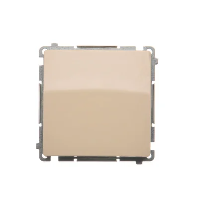 Jednopólový spínač (modul) 10A 250V, béžové šroubové svorky