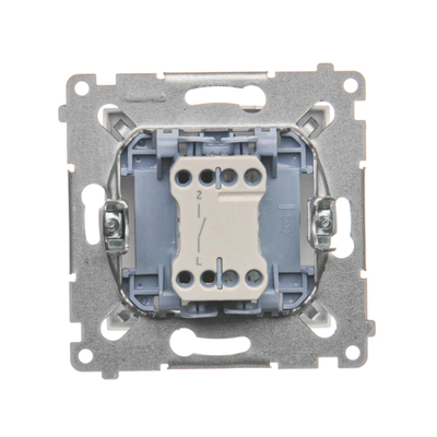 Jednopólový spínač (modul) 10A, 250V, rychlospojky, bílá