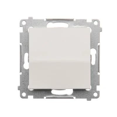 Jednopólový spínač (modul) 16A 230V, šroubovací svorky, bílá