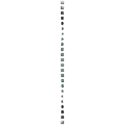 Jednopólový spínač (modul) s indikátorem aktivace, 230V, kovový nerez