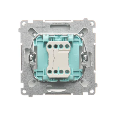 Jednopólový vypínač (modul) 10A 250V bílý