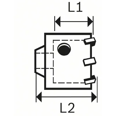 Jeu de 3 forets SDS Plus 68 x 54 mm