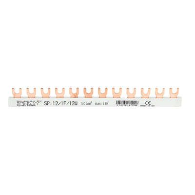 Jeu de barres 12 modules /1F 12mm2 max 63A