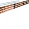 Jeu de barres horizontal UNIVERS N Cu pour interrupteurs-sectionneurs NH1/2/3 6 pôles 40x10mm 1440mm