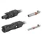 Jeu de fiches-prises MC4 EVO2 Staubli EC/Multi-Contact MC-PV-KST4-EVO2 et MC-PV-KBT4-EVO2 section de fils 4mm2 et 6mm2 Les connecteurs MC4 EVO2 sont compatibles avec les connecteurs MC4