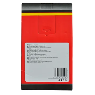 Jeu de tournevis isolés VDE 1 000 V, 6 pièces